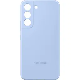 Оригінальний силіконовий чохол Silicone Cover для Samsung Galaxy S22 (S901) EF-PS901TLEGRU Artic Blue - мініатюра 7