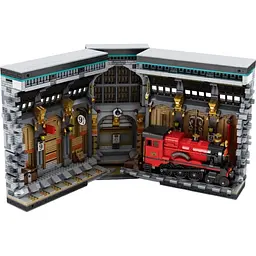 Конструктор Reobrix Платформа 9 ¾ Чарівна станція 3D книга на полицю (66031) [160303]