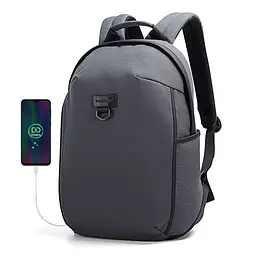 Рюкзак Tigernu T-B3936 15. 6" сірий - мініатюра 3