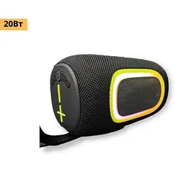 Портативна колонка XPRO P65 20Вт USB AUX FM Bluetooth чорна (41089-P65) - мініатюра 2