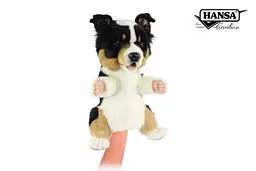 М'яка іграшка на руку Hansa Цуценя австралійського келпі, серія Puppet (84550) - мініатюра 2