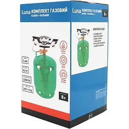 Газовий балон Voltronic GL-7.2 + пальник 20354 Green (GB/GL-7.2G) [149933] - мініатюра 5