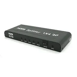 Активний HDMI спліттер 1 => 4 порту, 1080 р, DC 5 V / 2 A Q 50