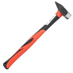 Молоток слюсарний INTERTOOL HT-0253, 300 г, фібергласова ручка, посилений - мініатюра 8