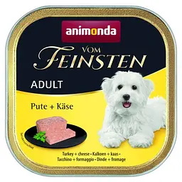 Вологий корм для собак Animonda Vom Feinsten Adult Turkey + cheese з індичкою та сиром 150 г