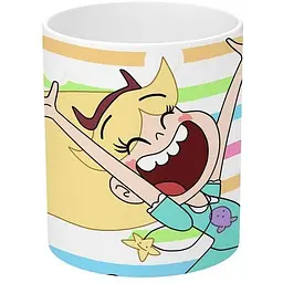 Кухоль Geekland Star vs. The Forces of Evil Старий проти сил зла Зірочка SFE.02.07 330 мл білий - мініатюра 3