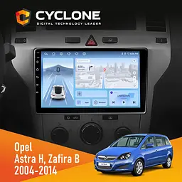 Штатна магнітола Opel Astra H Zafira B Cyclone C9-012 4x64, DSP, 4G Cyclone (НФ-00007979)
