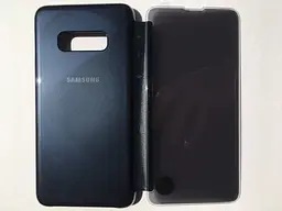 Чохол-книжка S-View Clear View Cover EF-ZG970 для Samsung Galaxy S10e (5.8") Чорний - мініатюра 6