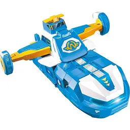 Ігровий набір Super Wings Transforming Aircraft Повітряна База Робот зі світловими та звуковими ефектами EU760888) - мініатюра 3