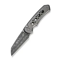 Складной нож Civivi Дамасская сталь 88,6 мм Алюминий серый 98,9 г