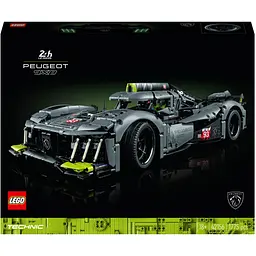 Конструктор LEGO Technic Peugeot 9X8 24H Le Mans Hybrid Hypercar, 1775 деталей (42156)