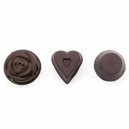 Набір форм для випічки мафінів фігурних силікон Lessner Chef Choco на 6 шт (10274) - мініатюра 2