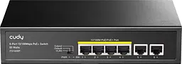 Комутатор Cudy FS1006P, 6 портовий 10/100M PoE+Switch 60W