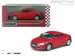 Модель легкова AUDI TT COUPE (2008) KT5335W металева інерційна - мініатюра 2
