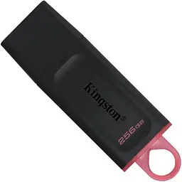 Флеш пам'ять USB Kingston DataTraveler Exodia 256 ГБ Black/Pink - мініатюра 1