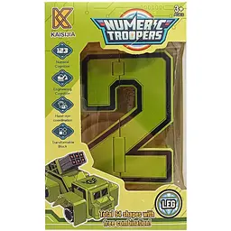 Дитячий Трансформер транспорт Bambi  Numerc Troopers Цифра 2 8336-2