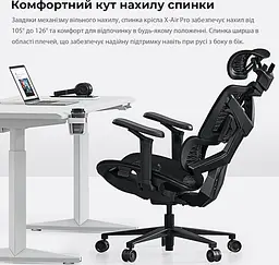Крісло для геймерів Anda Seat X-Air Pro Size XL Mesh Gray Twilight (AD-WY-01-GGSP-G01) - мініатюра 8