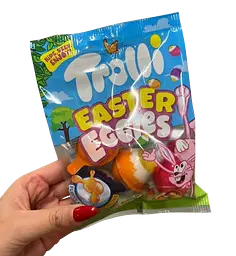 Жувальні цукерки Trolli Soft Eggies 4 шт 75г - мініатюра 3