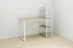 Письмовий стіл Ferrum-decor Серії Конект з етажеркою 75x120x60 білий ДСП Дуб Сонома 16мм (FRD-104227) - мініатюра 6