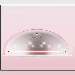 Лампа для сушіння нігтів манікюру та педикюру Beauty Nail Led Lamp 258FD компактна з UV світлом на 36w - мініатюра 5
