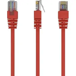 Патч-корд UTP Cablexpert літий, 50u штекер із засувкою, 5 м, червоний (PP12-5M/R)