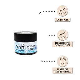 Холодний гель скляний PNB UV/LED BIO-Protein Cold Gel Glassy 15 мл - мініатюра 5