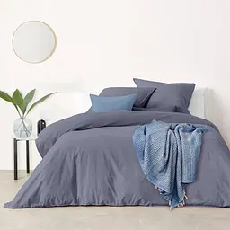 Плед бавовняний Cosas RHOMB CS4 200х230 см синій (Plaid_Rhomb_43Denim_200x230) - мініатюра 2