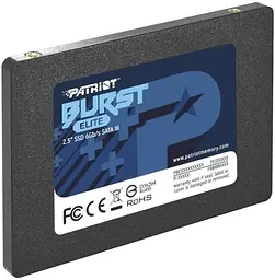Твердотільний накопичувач SSD 1.92Tb, Burst Elite, SATA3, 2.5", 3D TLC, 450/320 МБ/с Patriot teh0019753 - мініатюра 3