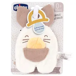Іграшка-комфортер із тримачем для пустушки Chicco DouDou Зайченя (12543.00) - мініатюра 4