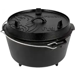 Казан-жарівня чавунна Petromax Dutch Oven ft9 на ножках 7.5 л (1017-ft9)