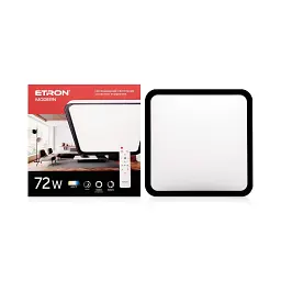 Світлодіодний світильник з пультом ETRON Smart MODERN 1-ESP-2057 72W black&white IP20