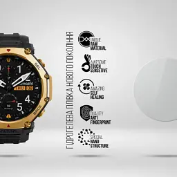 Плівка захисна Armorstandart hydrogel Amazfit T-Rex 3 Pro 48mm 6 pcs (ARM90850) - мініатюра 2