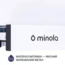 Витяжка телескопічна Minola HTL 6614 WH 1000 LED - мініатюра 9