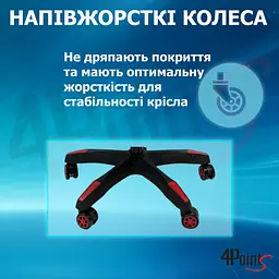 Геймерське крісло 4Points GT Червоне - мініатюра 12