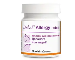 Вітамінно-мінеральна добавка для собак та котів Dolfos Dolvit Allergy 1 таблетка