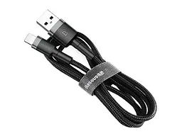 Кабель BASEUS Cafule Cable USB For Lightning 1.5A 2m Gray+Black (CALKLF-CG1) - мініатюра 2