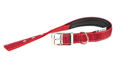 Нашийник для собак Ferplast Daytona Deluxe C25/45 нейлоновий червоно-чорний 2.5х37-45 см 77202222