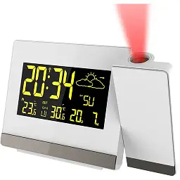 Годинник проєкційний Technoline WT549 White (WT549) - мініатюра 6