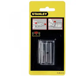 Лезо для скребка Stanley змінне трапецевидне 40х40 мм 10 шт. (0-28-510) - мініатюра 3