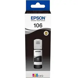 Чорнило 106, Black, для L7160/L7180, 70 мл Epson teh0027542