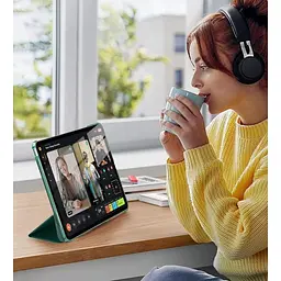 Чохол-книжка BeCover Tri Fold Hard для Apple iPad Pro 13" M4 2024 Dark Green (711731) - мініатюра 6