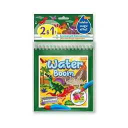 Набір для малювання водою WATER BOOM книга Динозаврики Апельсин HT-40-04 Різнокольоровий shop (4823119603131)