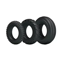 Набір ерекційних кілець Baile Three Cock Rings, 3 шт (чорний) - мініатюра 3