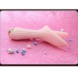 Вібратор кліторальний Flower Tongue з USB-зарядкою 10 режимів Світло-рожевий - мініатюра 4