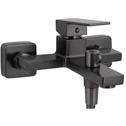Змішувач для ванни Qtap Gemini QTGEM259GMB45684 Gunmetal Black PVD