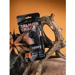 Хрумкі ласощі Savory Snack Подушечки для вибагливих котів з лососем 60 г - мініатюра 7
