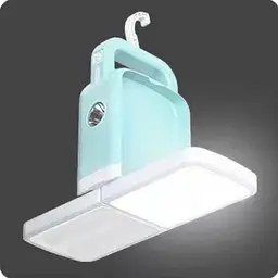 LED лампа 20W акумуляторна 2600mAH розкладна на зарядці USB від powerbank або розетки світильник кемпінговий ліхтар OKGO FA-775 - мініатюра 4