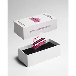 Заколка для волосся Sister`s Aroma Pink Maxi металева - мініатюра 2