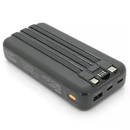 Зовнішній акумулятор Power Bank Remax RPP-686 20000 mAh УМБ павербанк Black (19110) - мініатюра 2