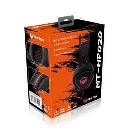Дротова гарнітура Meetion Gaming Backlit MT-HP020, USB, 2х3.5mm, 1.8m, black - мініатюра 7